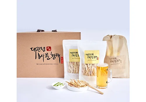 대관령농사꾼황태 상세페이지 작업 이미지