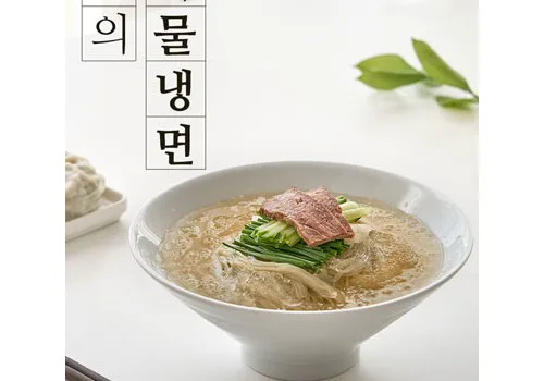 버거형의어쩌다물냉면 상세페이지 작업 이미지